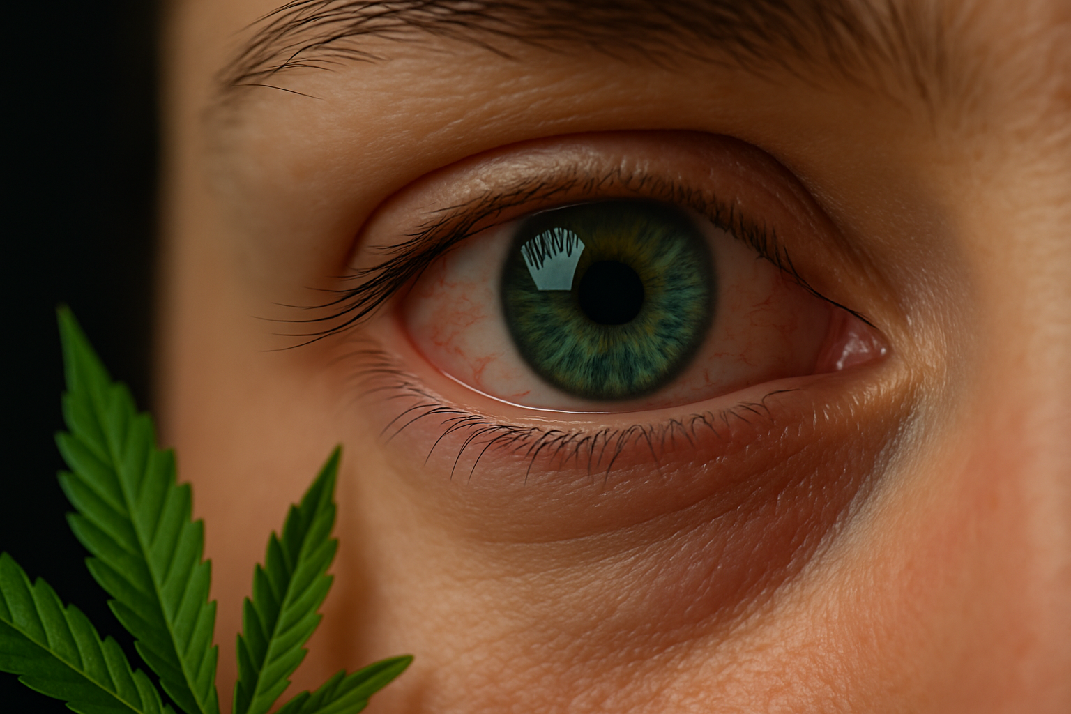 Warum werden die Augen nach dem Cannabiskonsum rot?